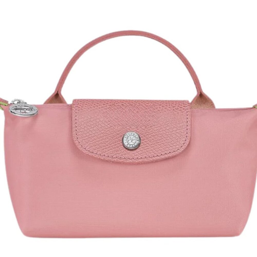 Longchamp Le Pliage Mini Marshmallow Pouch with handle